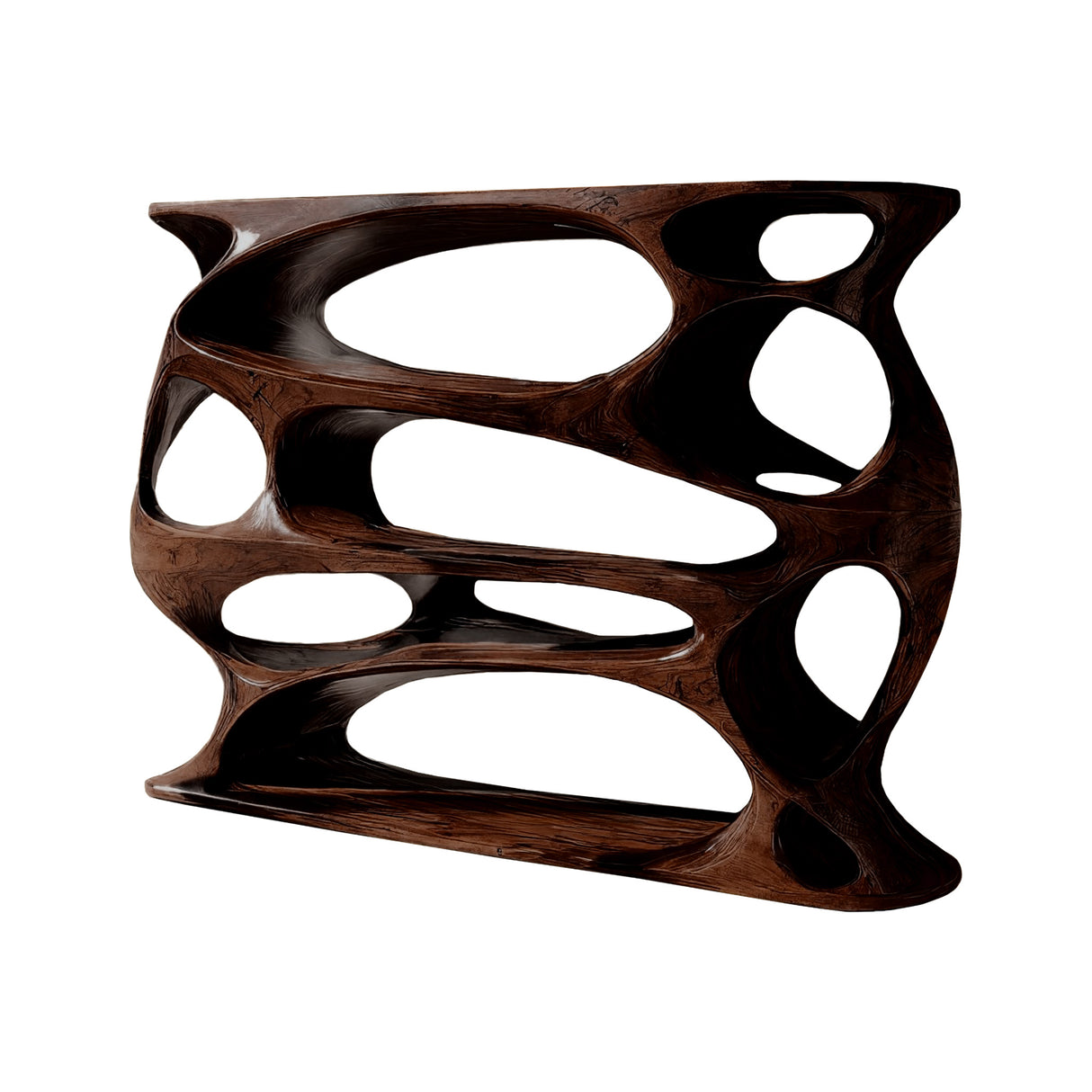Aetherflow Organic Wood Form Bookshelf
