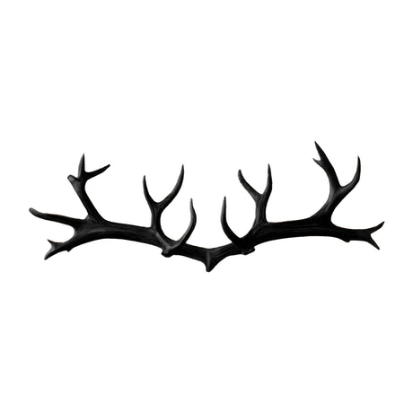 Antura Rustic Antler-Inspired Solid Wood Hook Rack