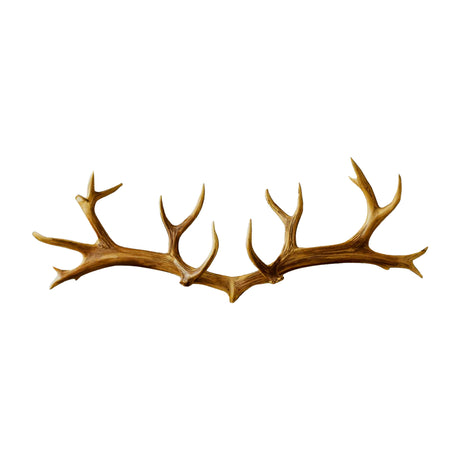 Antura Rustic Antler-Inspired Solid Wood Hook Rack