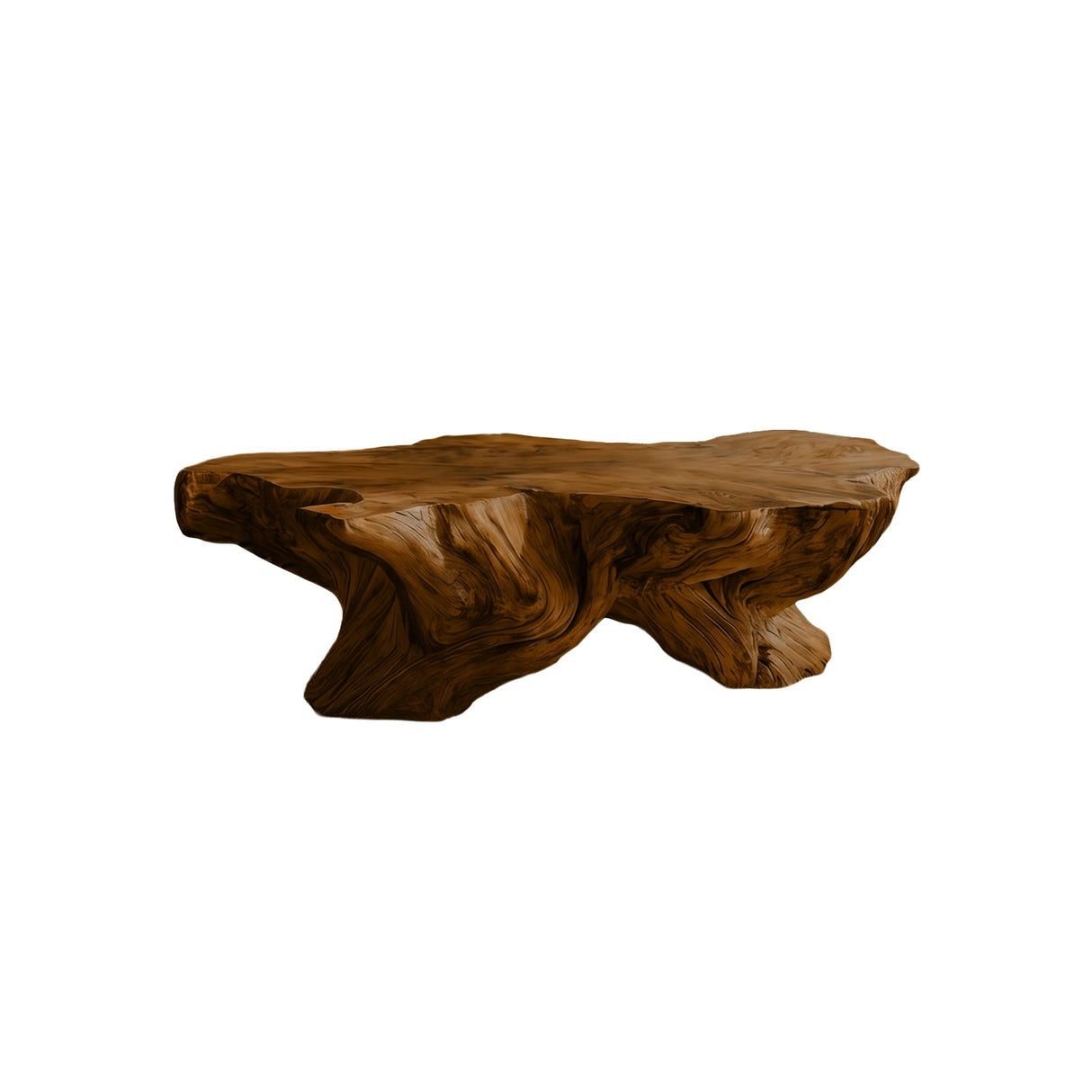 Arbora Live Edge Solid Wood Coffee Table Brown - Timberustic Coffee Table