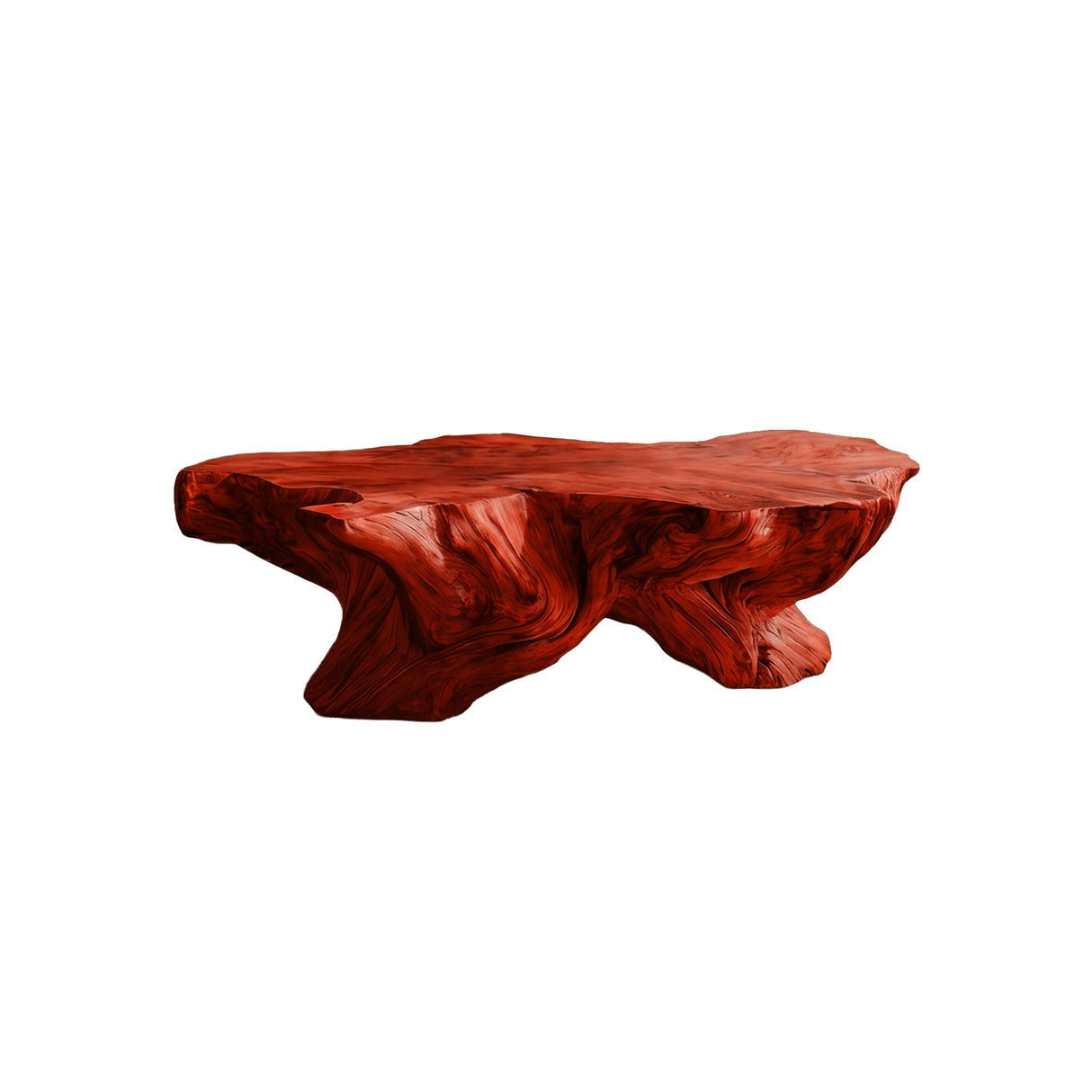 Arbora Live Edge Solid Wood Coffee Table Mahogany - Timberustic Coffee Table