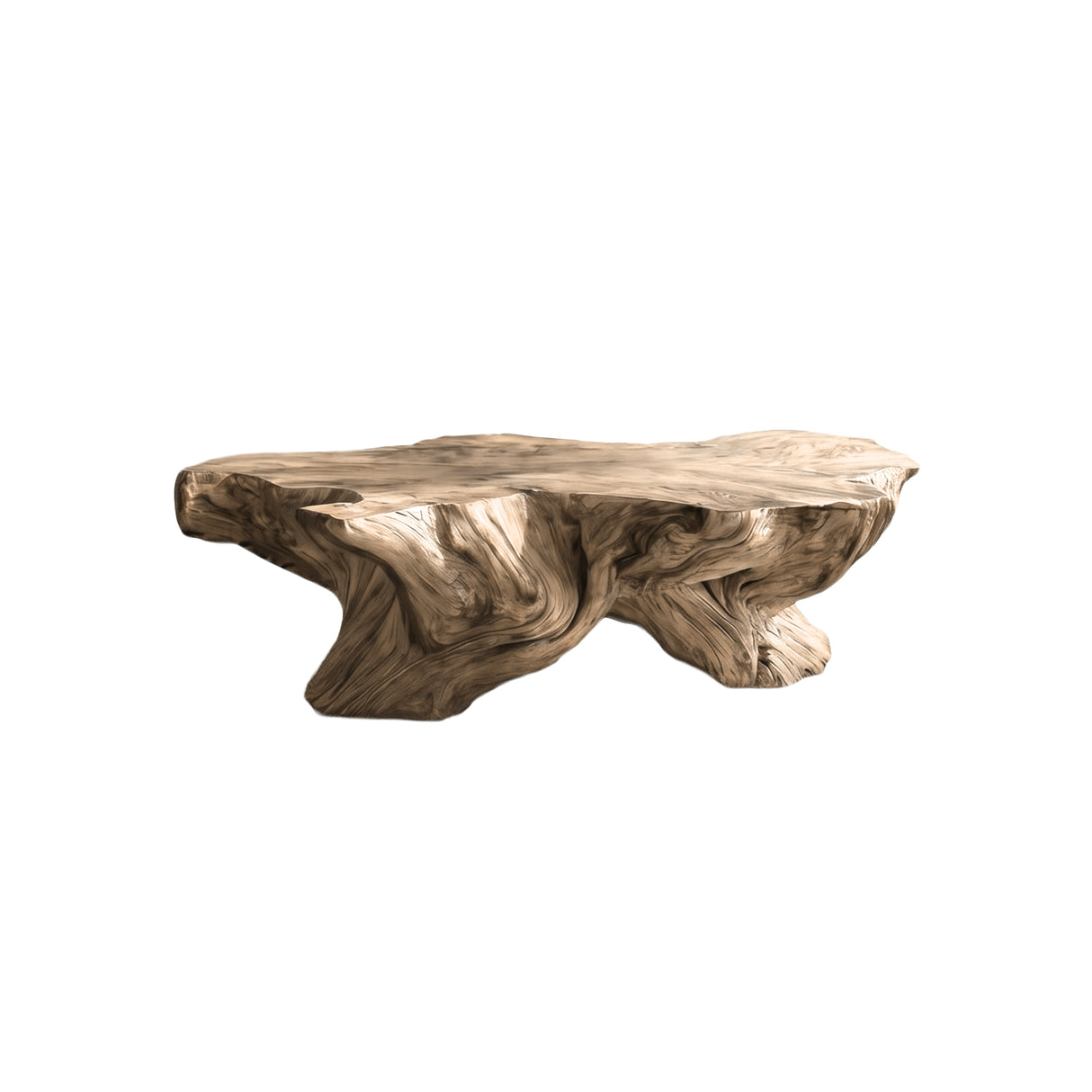 Arbora Live Edge Solid Wood Coffee Table Natural Oak - Timberustic Coffee Table