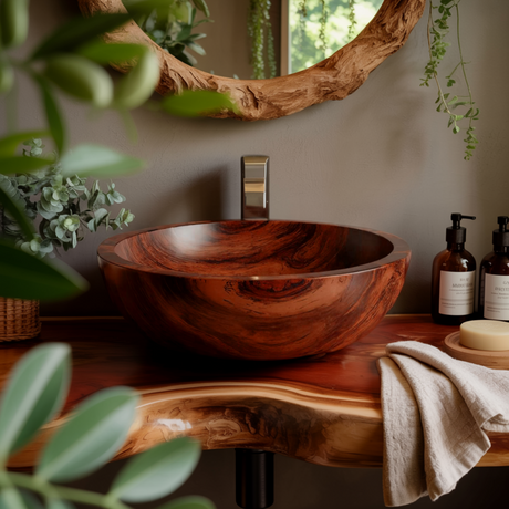 Arborflow Solid Wood Vessel Sink