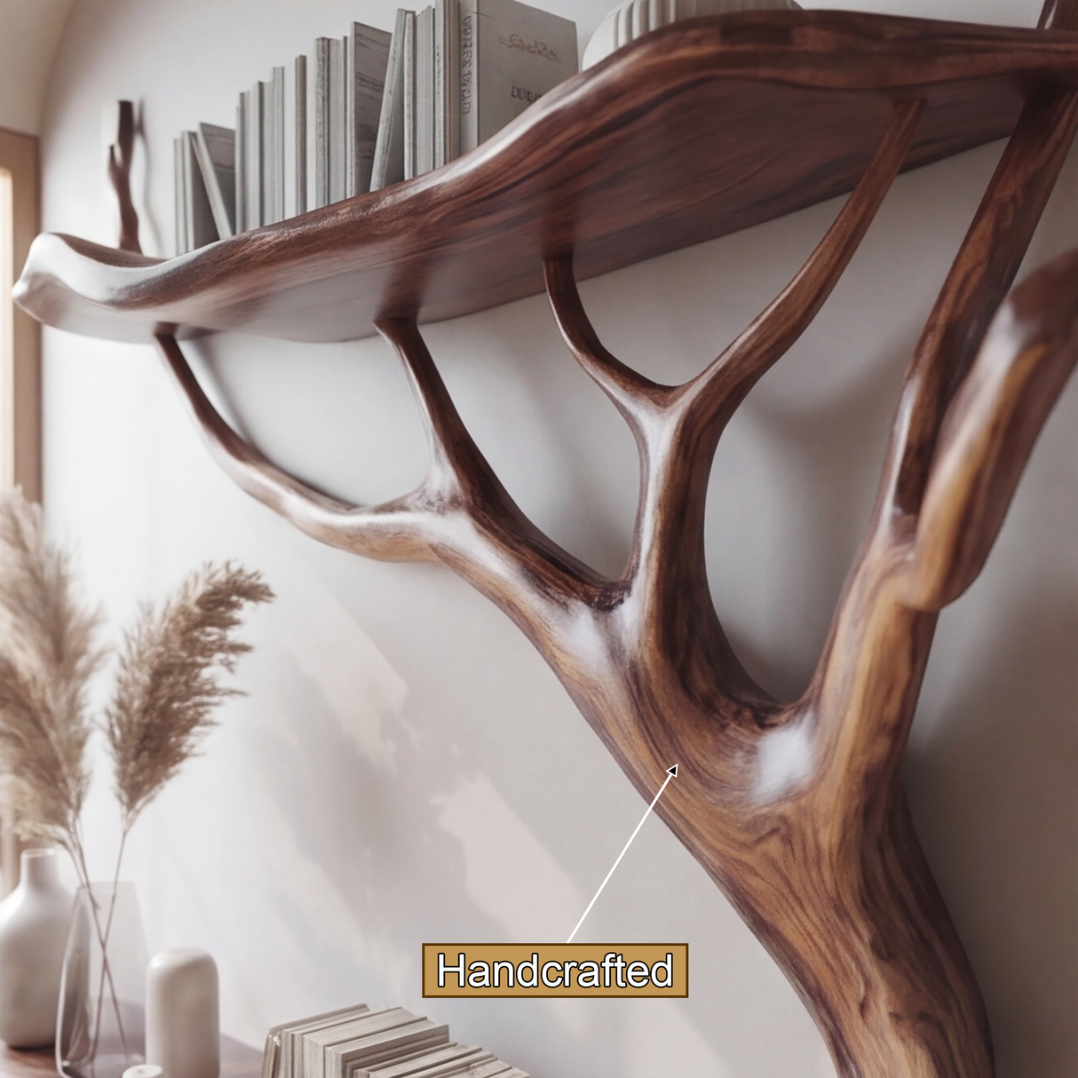 Arborform Sculpted Solid Wood Tree Bookshelf - Timberustic Tree Bookshelf