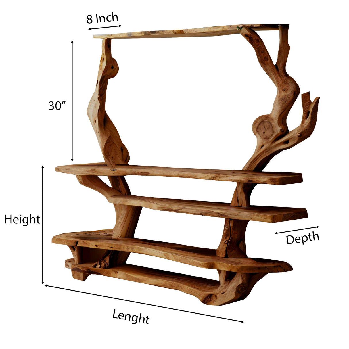 Arborform Sculptural Live Edge TV Cabinet