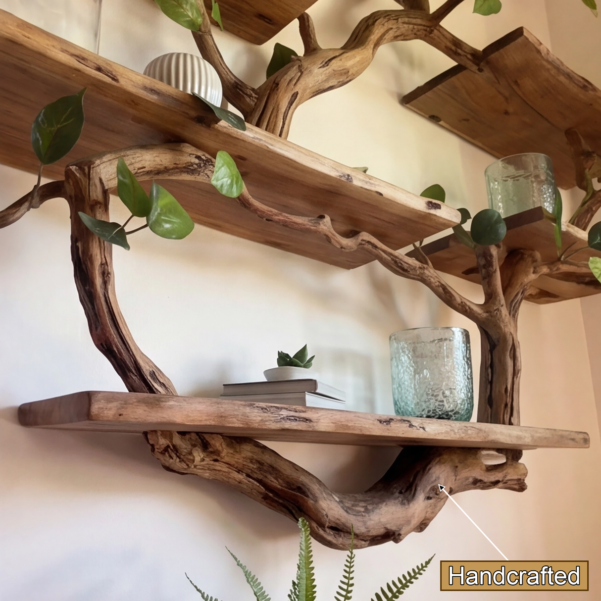 Arboris Botanical Handcrafted Tree Bookshelf - Timberustic Tree Bookshelf