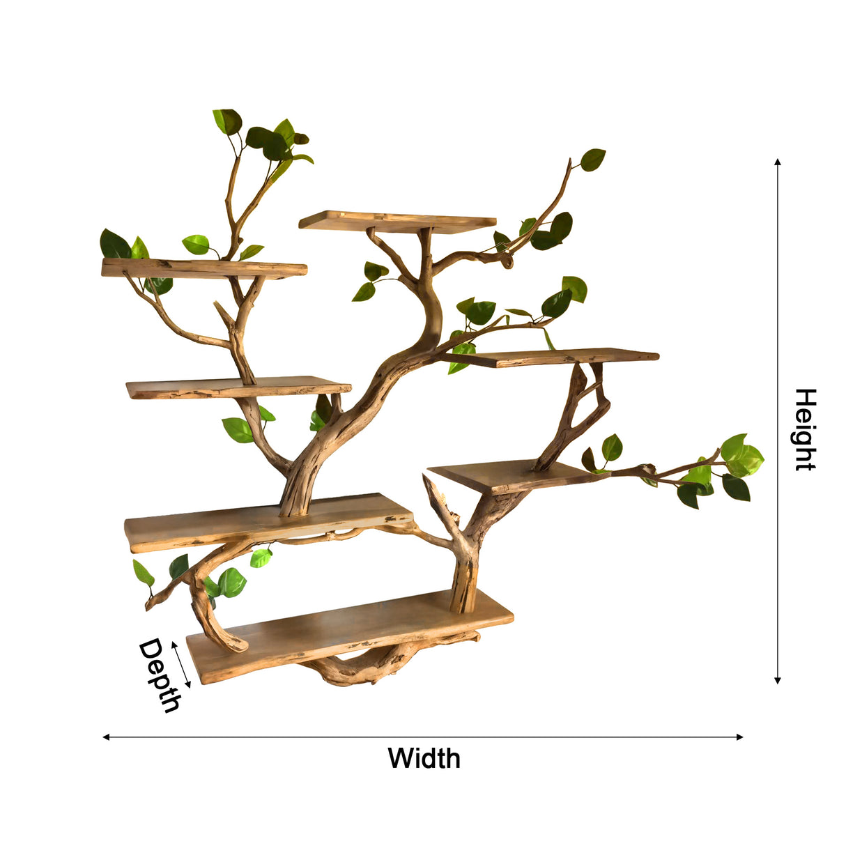 Arboris Botanical Handcrafted Tree Bookshelf - Timberustic Tree Bookshelf
