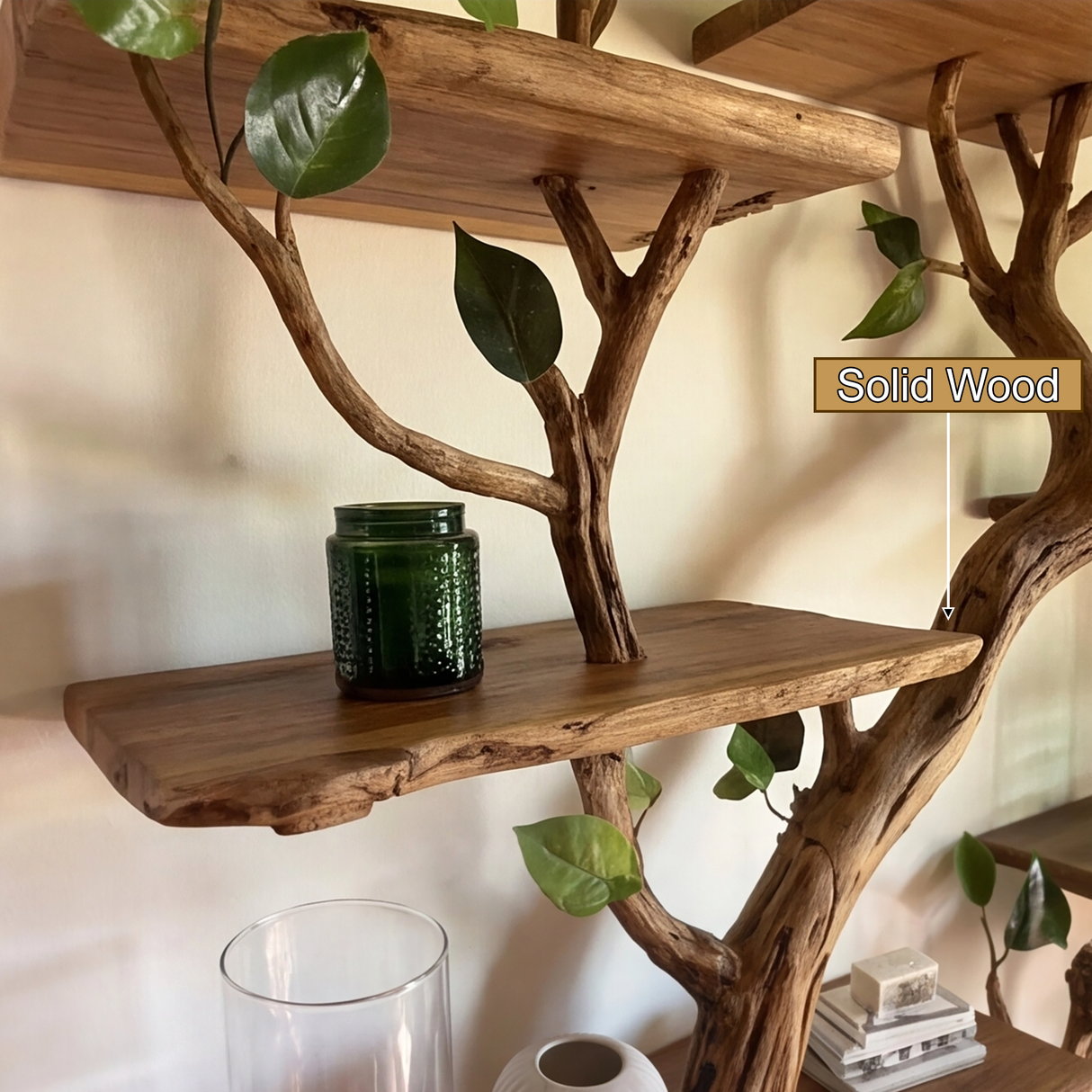 Arboris Botanical Handcrafted Tree Bookshelf - Timberustic Tree Bookshelf