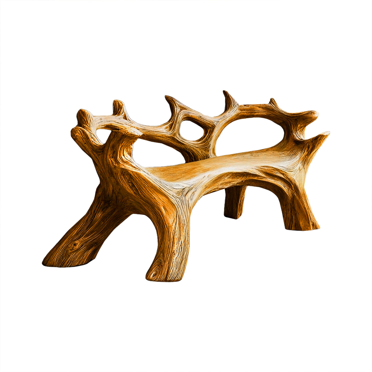 Arboris Driftwood Live Edge Outdoor Bench Teak - Timberustic Bench