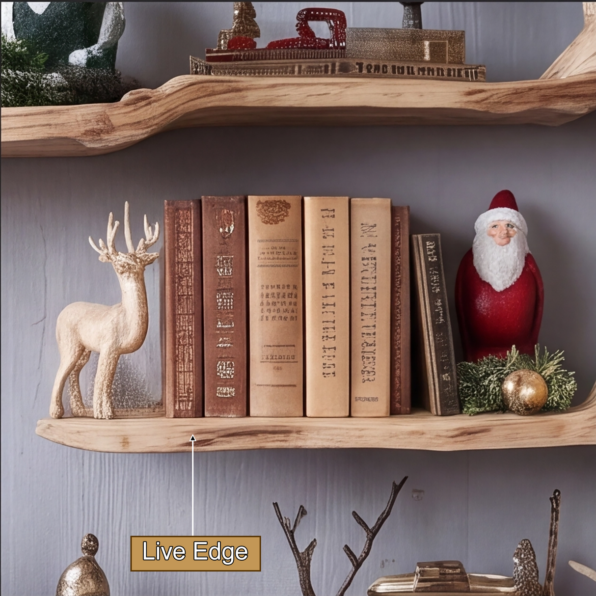 Arboris Eve Handcrafted Wood Tree Bookshelf - Timberustic Tree Bookshelf