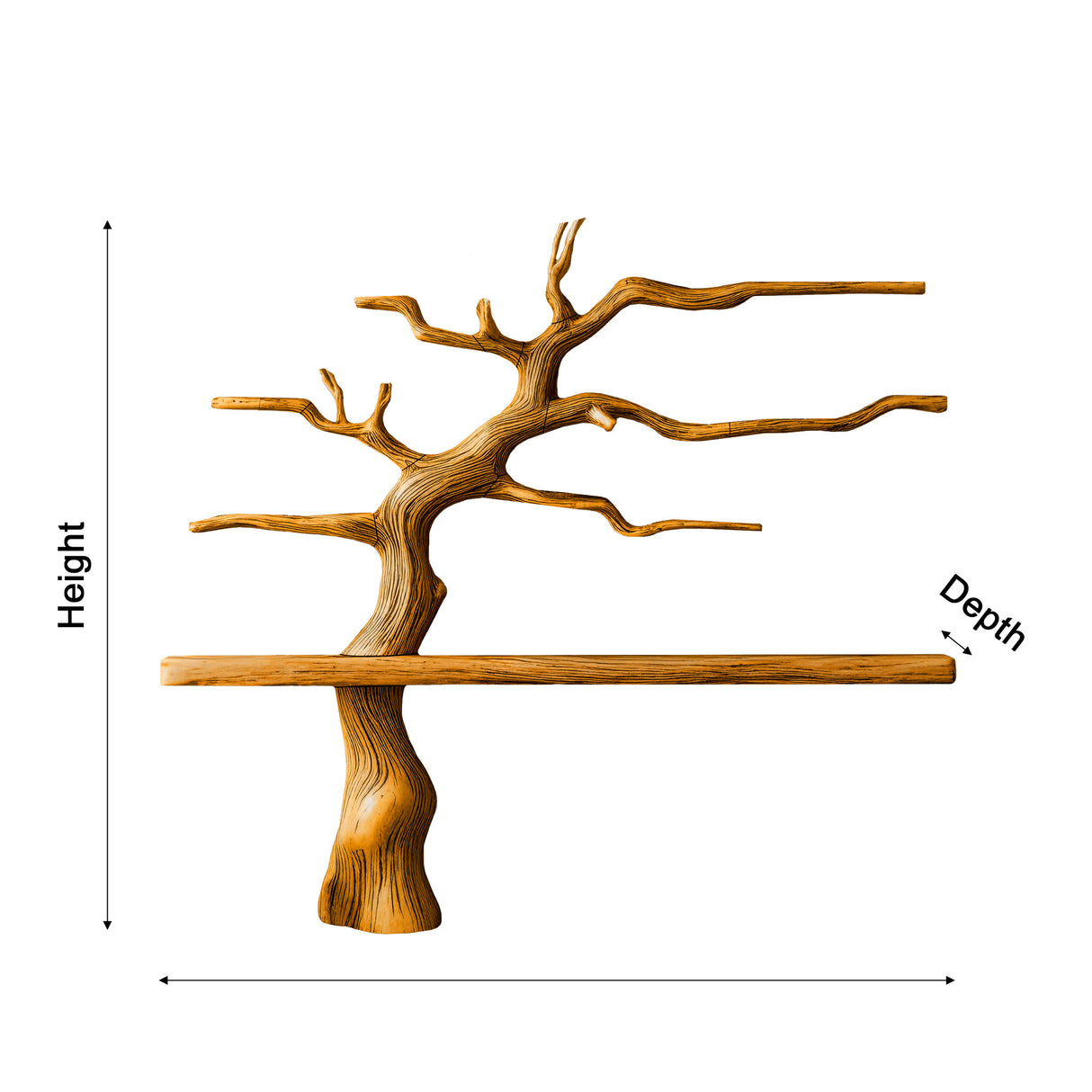 Arboris Lumen Wooden Tree Bookshelf - Timberustic Tree Bookshelf