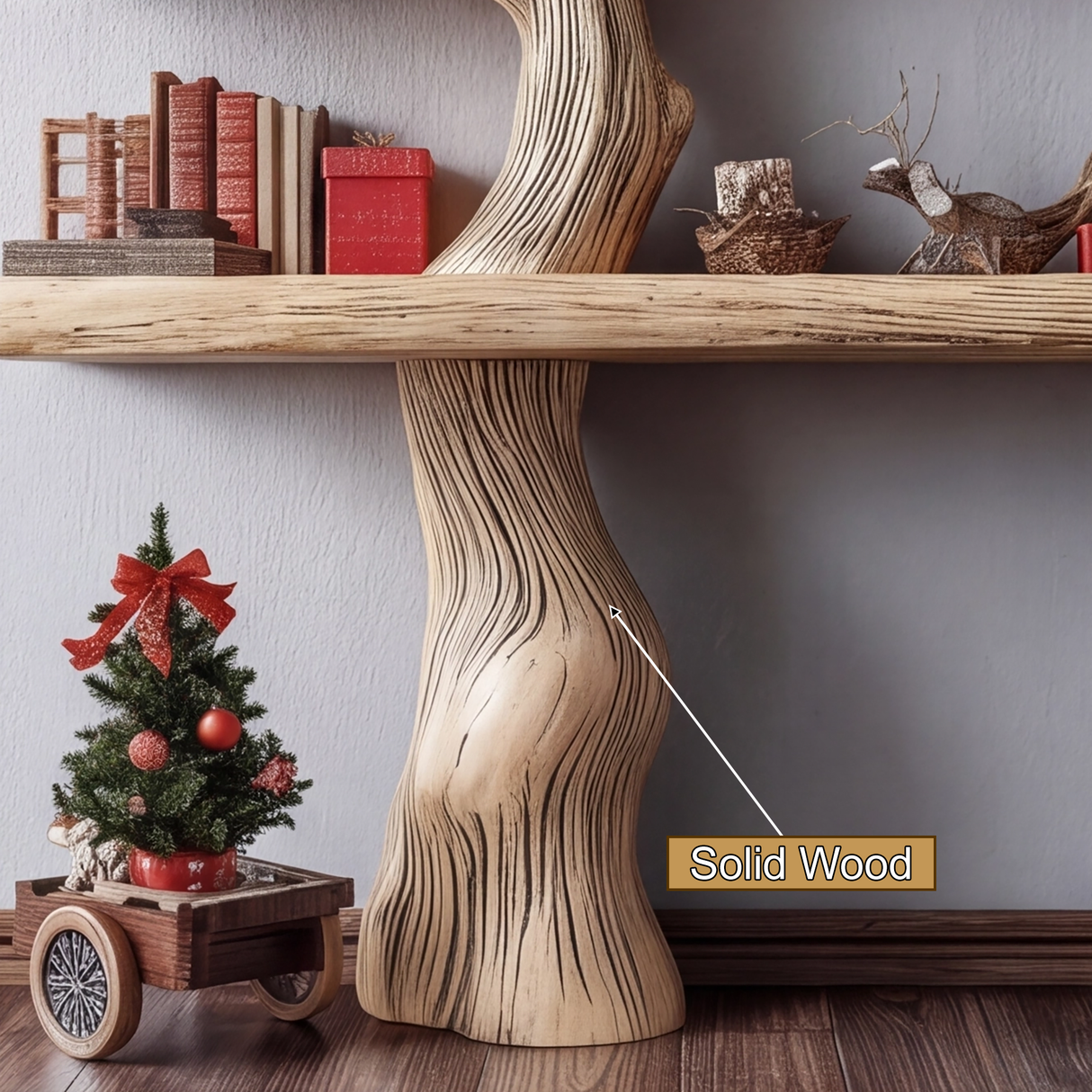 Arboris Lumen Wooden Tree Bookshelf - Timberustic Tree Bookshelf