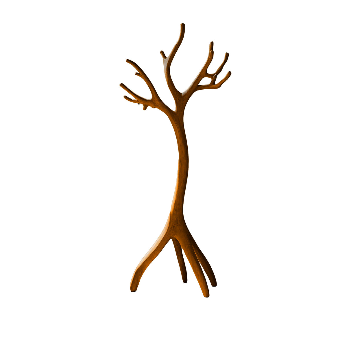 Arboris Sculpted Solid Wood Tree Coat Rack Brown - Timberustic Tree Coat Rack