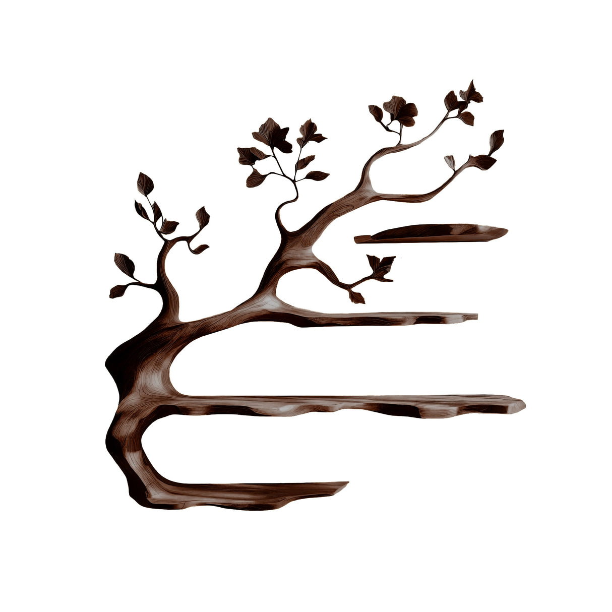 Arborlyn Handcrafted Tree-Inspired Wooden Bookshelf