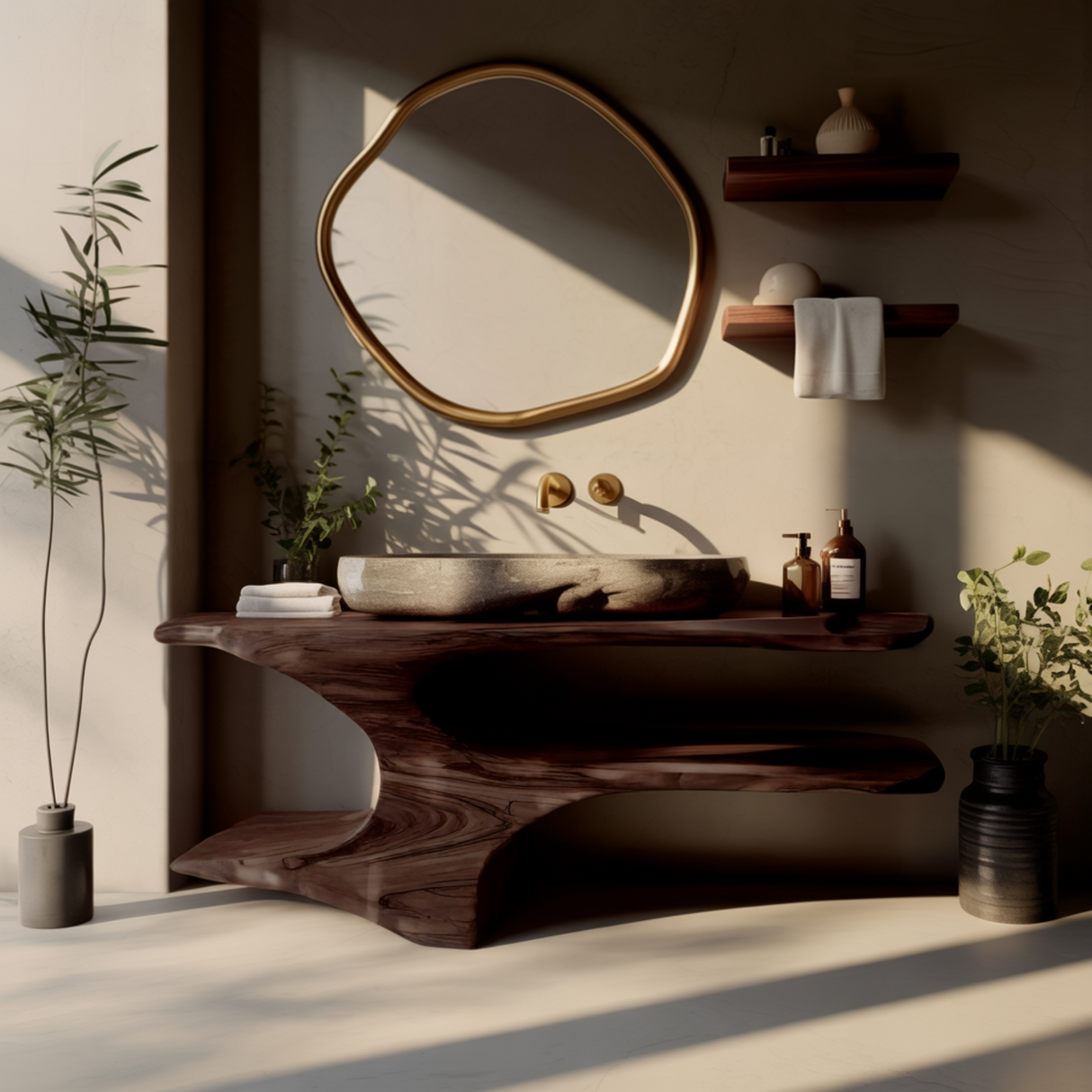 Arctura Solid Wood Bathroom Vanity