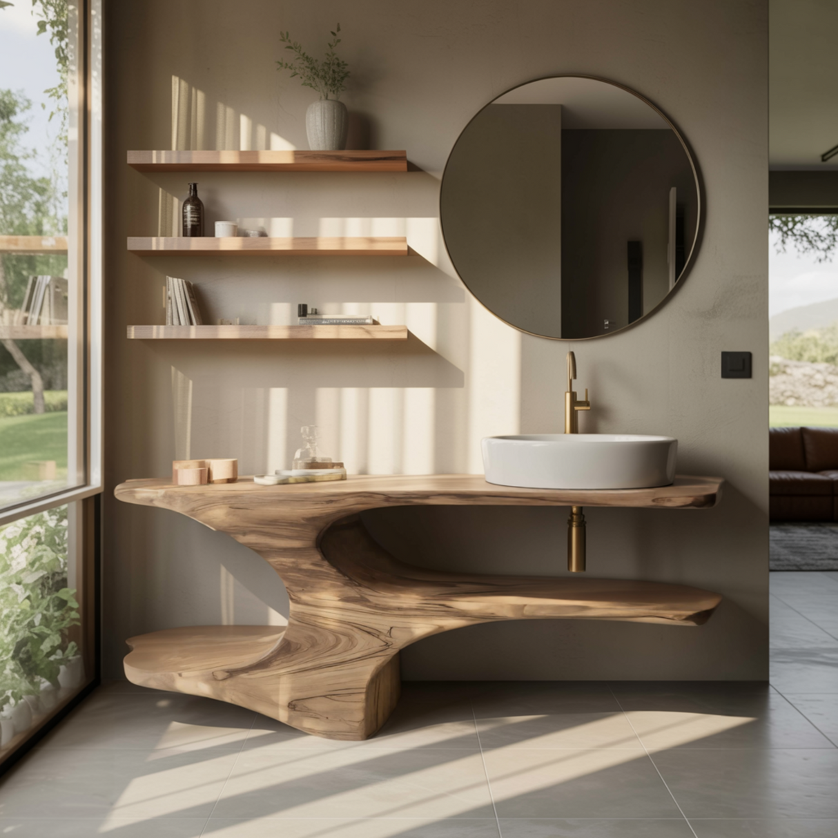 Arctura Solid Wood Bathroom Vanity