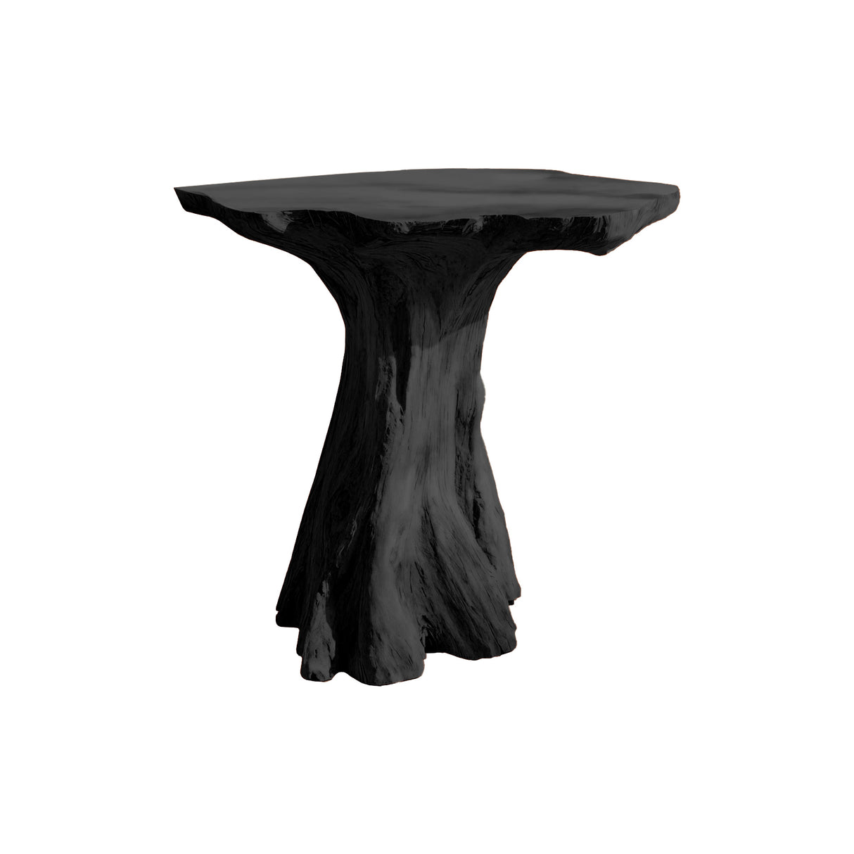 Arden Sculpted Solid Wood Pedestal Vanity Black - TimbeRustic Pedestal Vanity