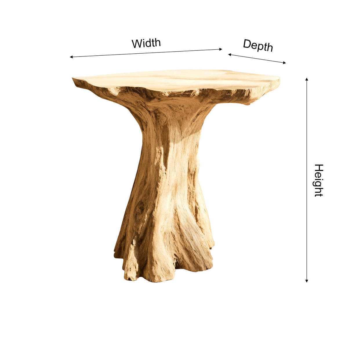 Arden Sculpted Solid Wood Pedestal Vanity - TimbeRustic Pedestal Vanity