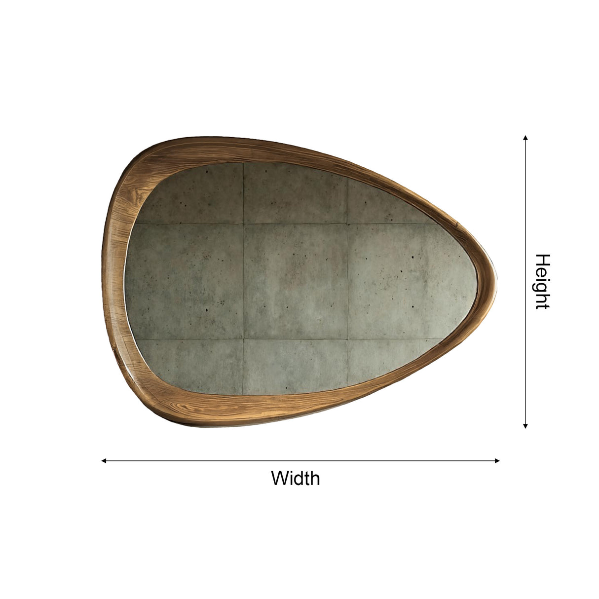 Auralis Solid Wood Frame Mirror