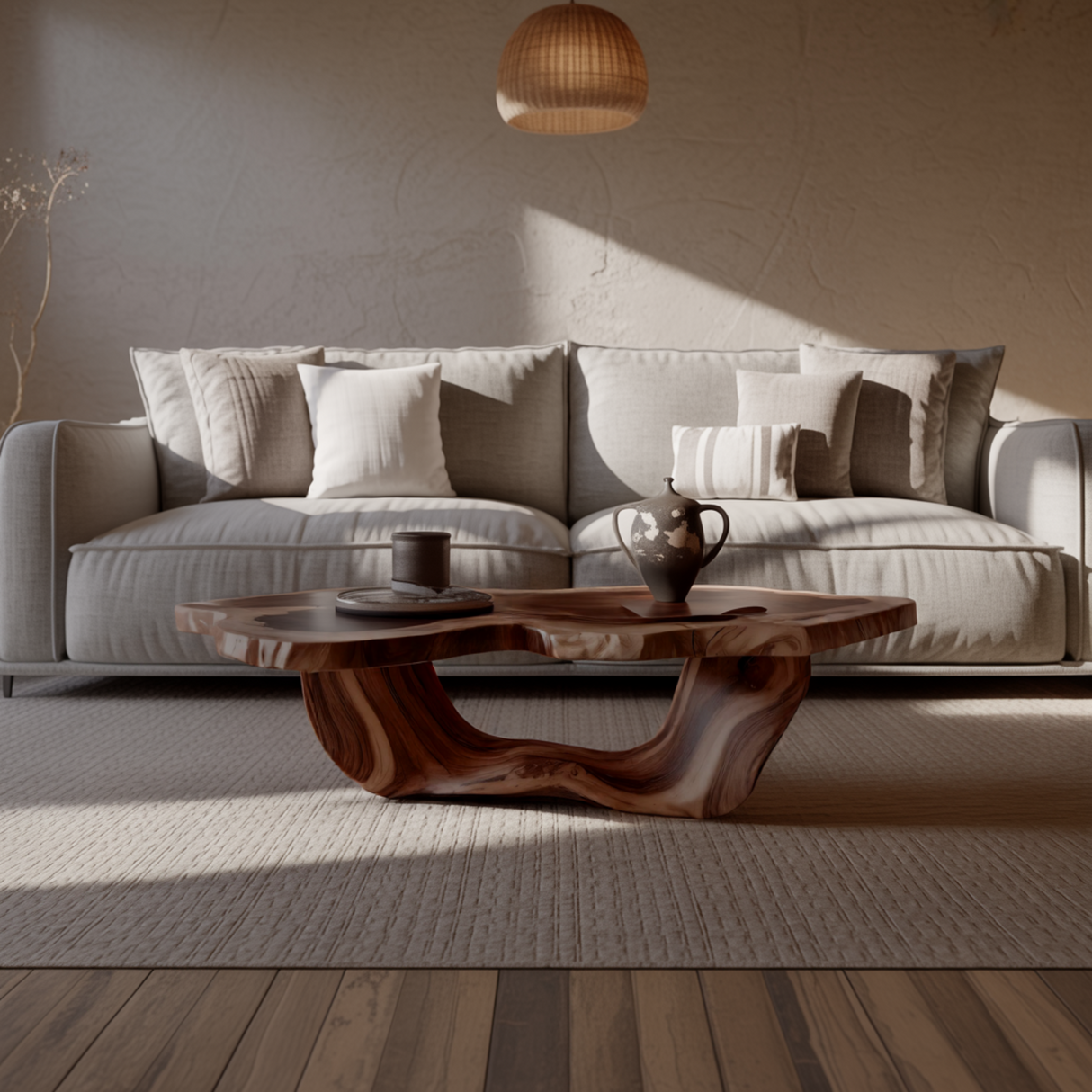 Aurea Flow-Form Sculptural Coffee Table - Timberustic Coffee Table