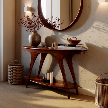 Aurelian Solid Wood Console Table