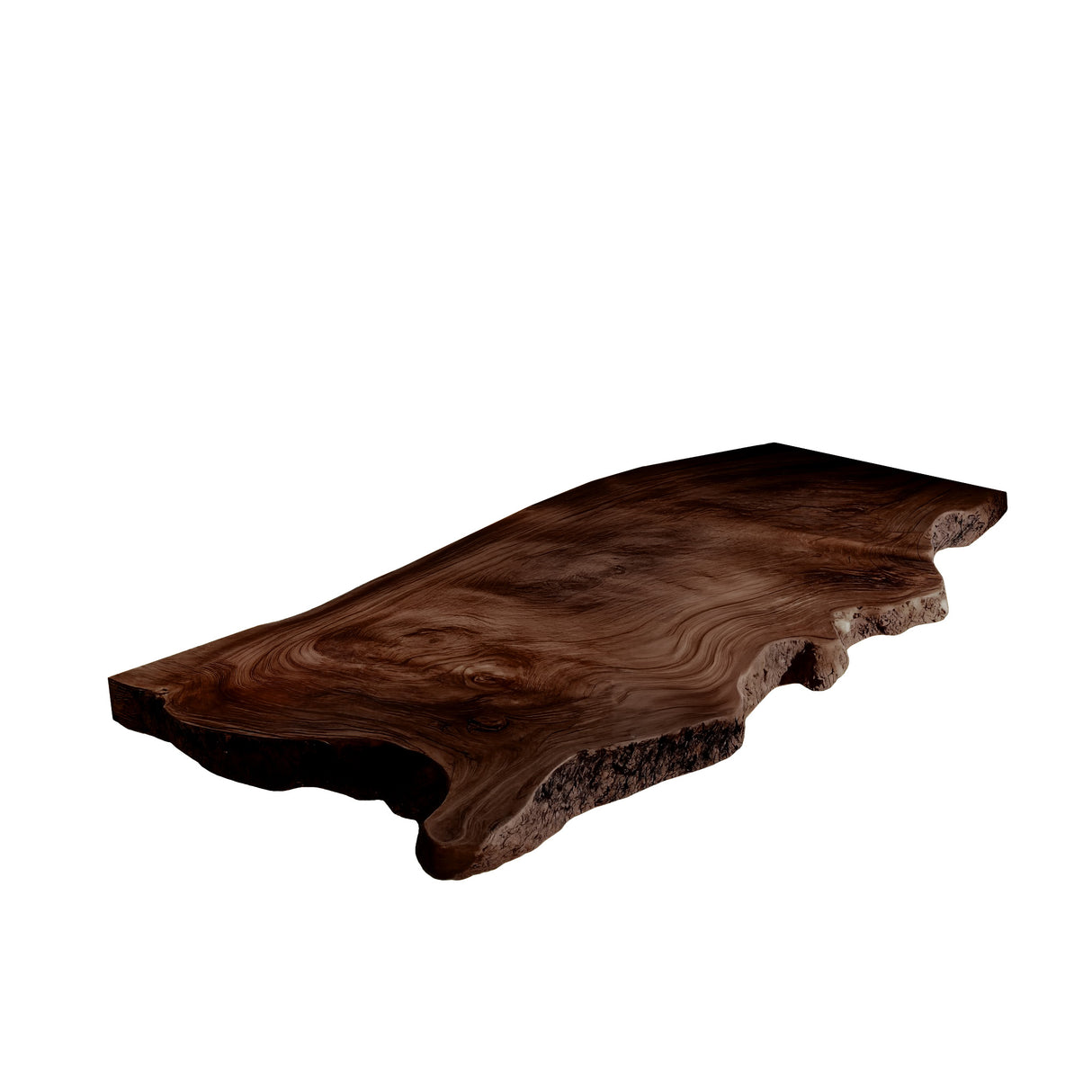 Aurelin Crest Organic Wood Floating Bathroom Vanity Dark Walnut - Timberustic Floating Bathroom Vanity