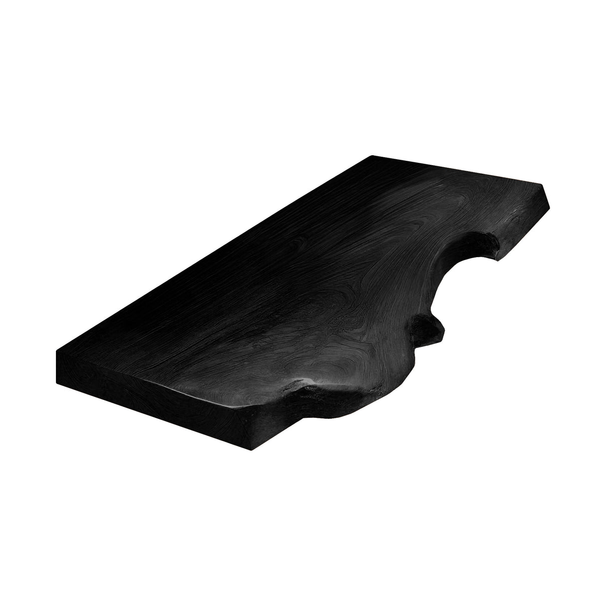 Aurelin Drift Live Edge Floating Bathroom Vanity Black - Timberustic Floating Bathroom Vanity