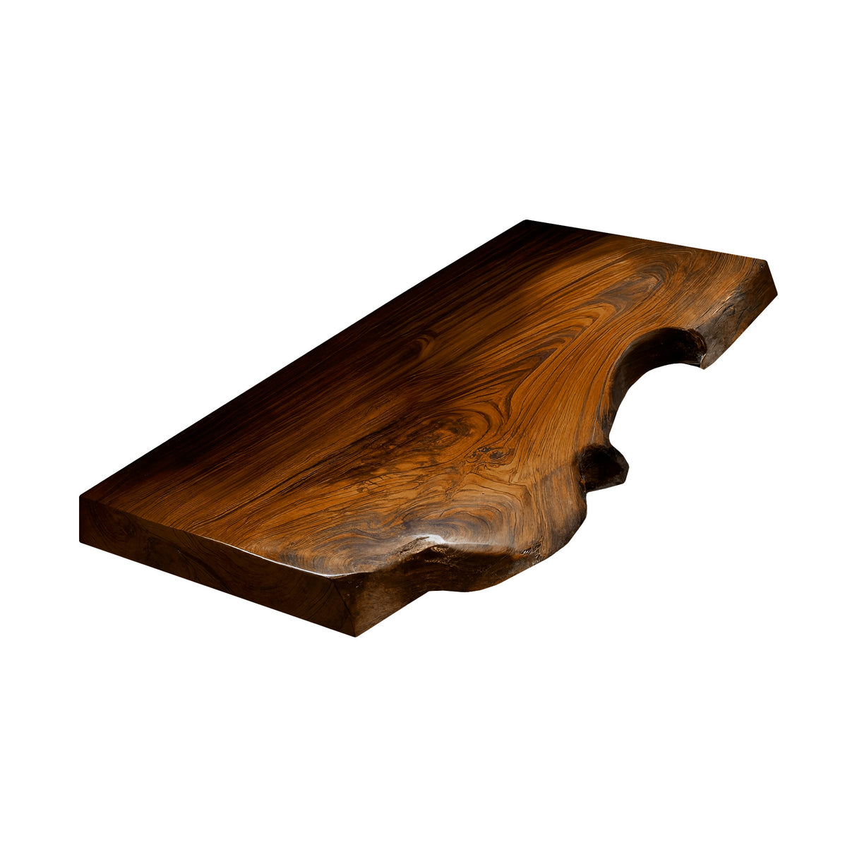 Aurelin Drift Live Edge Floating Bathroom Vanity Brown - Timberustic Floating Bathroom Vanity