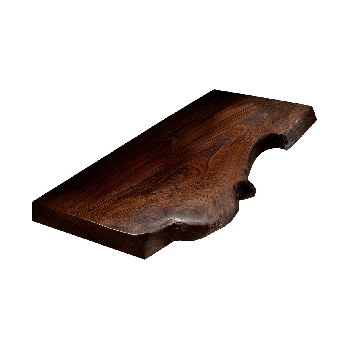 Aurelin Drift Live Edge Floating Bathroom Vanity Dark Walnut - Timberustic Floating Bathroom Vanity