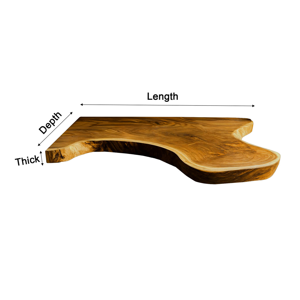 Aurelin Drift Organic Wood Floating Bathroom Vanity - Timberustic Floating Bathroom Vanity