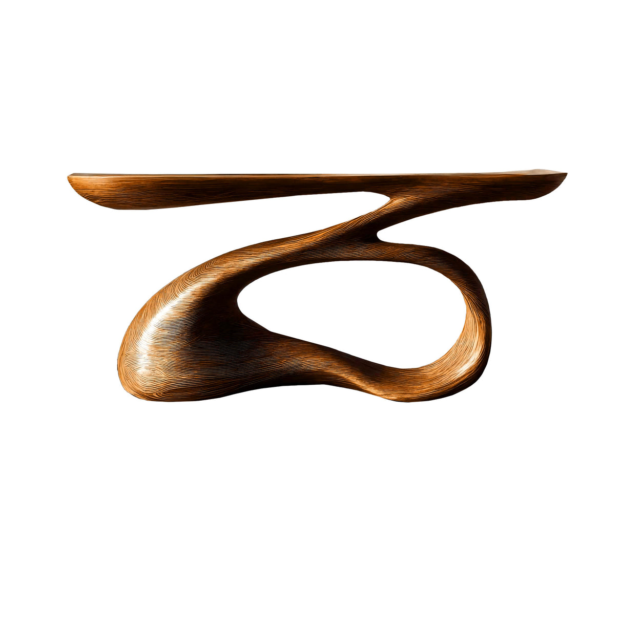 Aurelin Drift Solid Wood Console Table Brown - Timberustic Console Table
