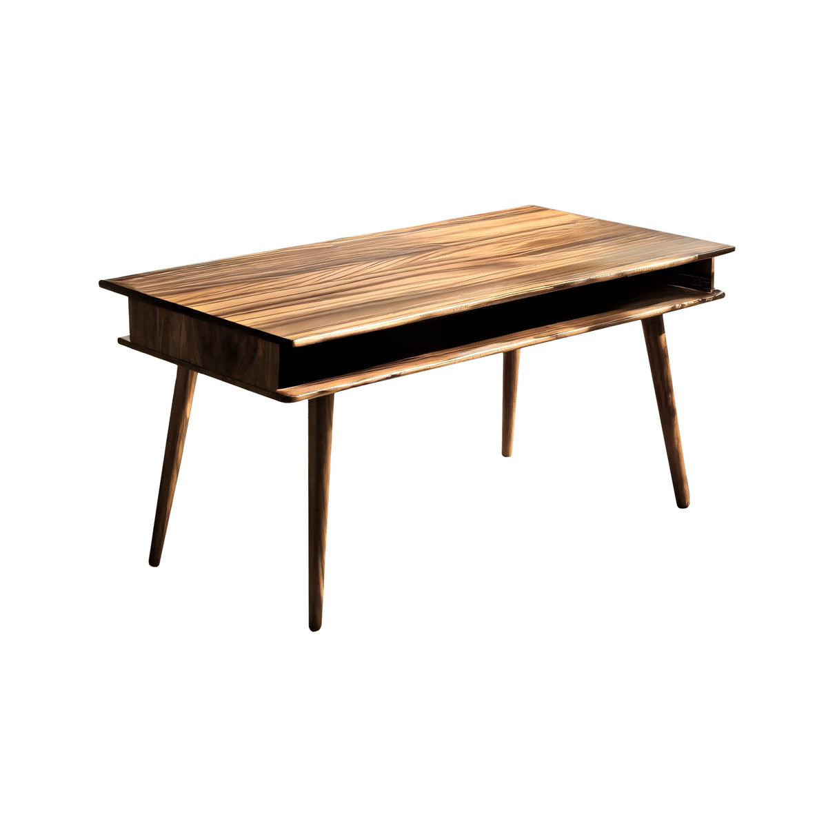 Aurelin Study Solid Wood Desk with Drawers