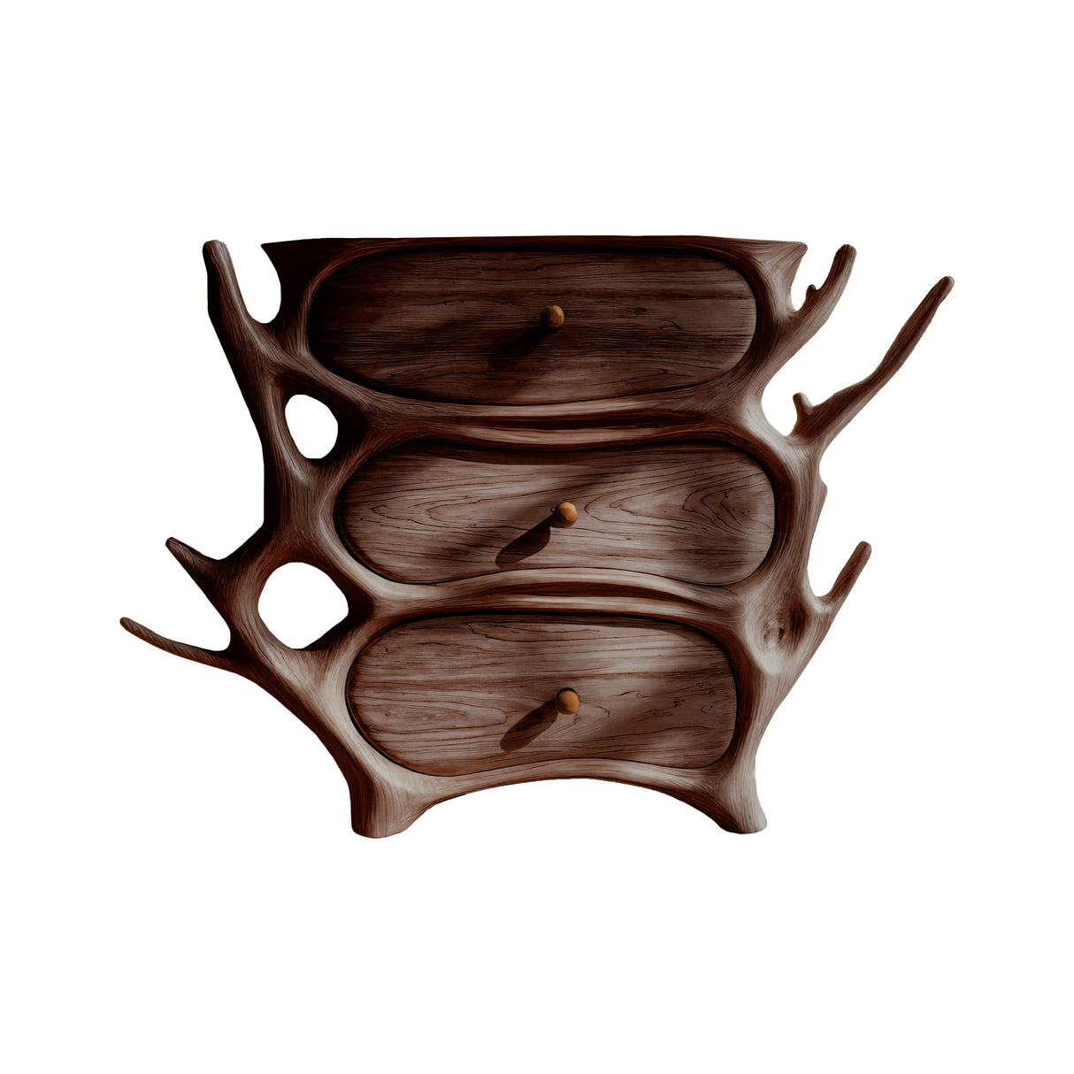 Aurelius Sculpted Solid Wood Sideboard Cabinet