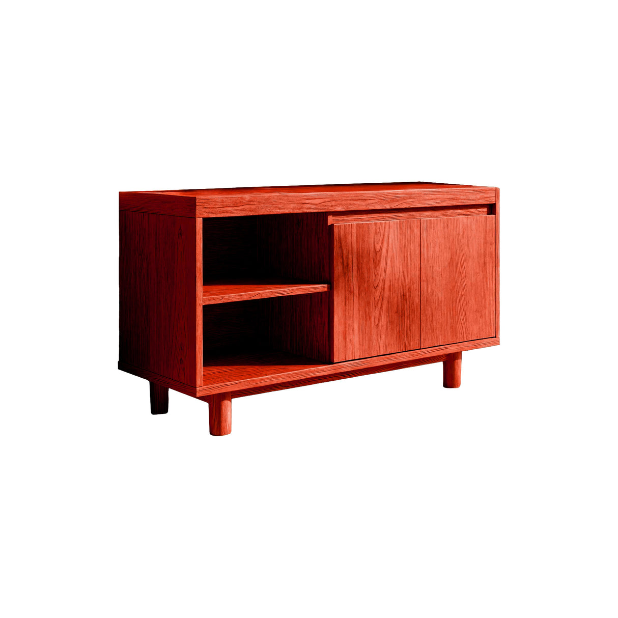 Aureon Handcrafted Solid Wood Freestanding Bathroom Vanity with Drawers Mahogany - Timberustic Freestanding Bathroom Vanity with Drawers