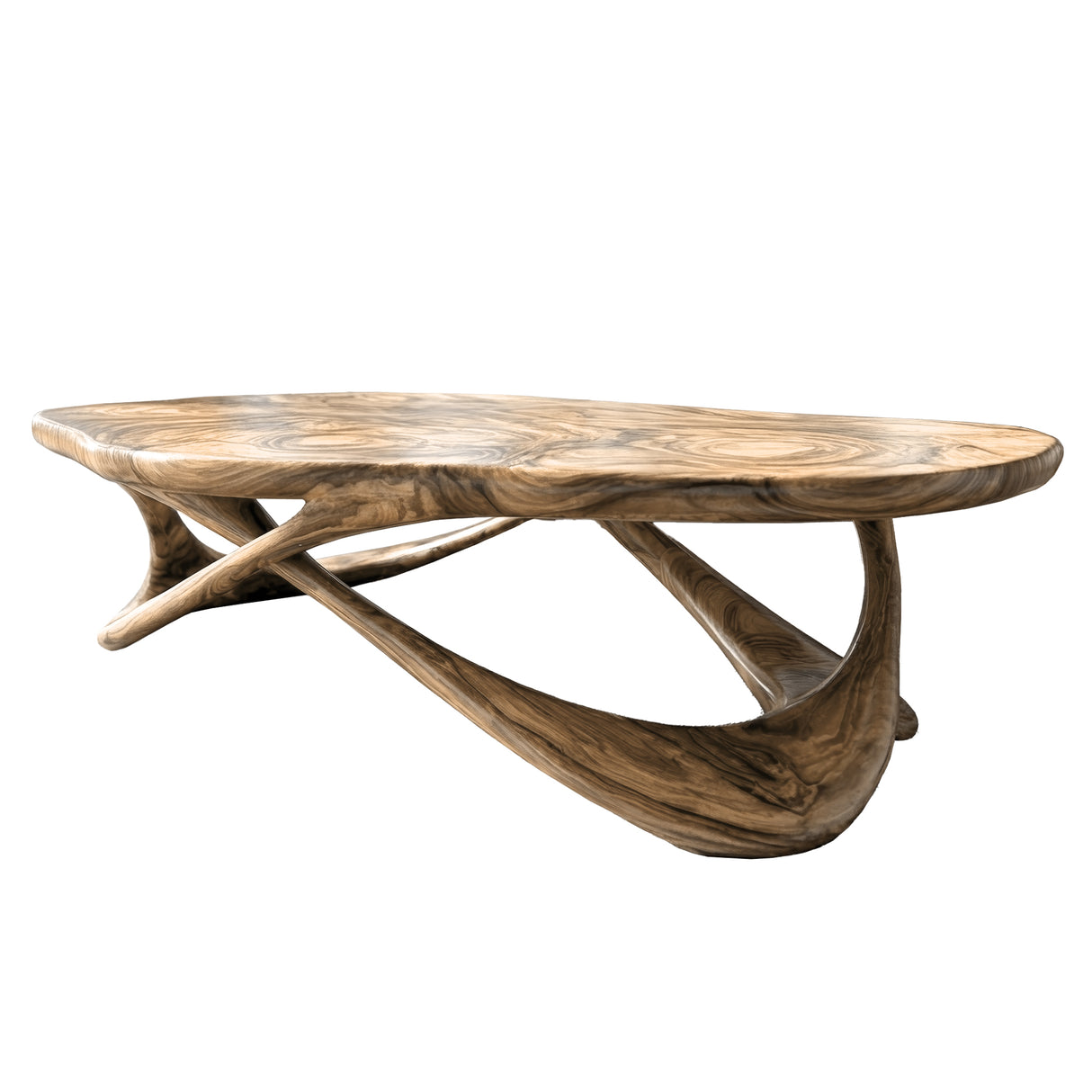 Aurevyn Live Edge Solid Wood Coffee Table Natural Oak - Timberustic Coffee Table