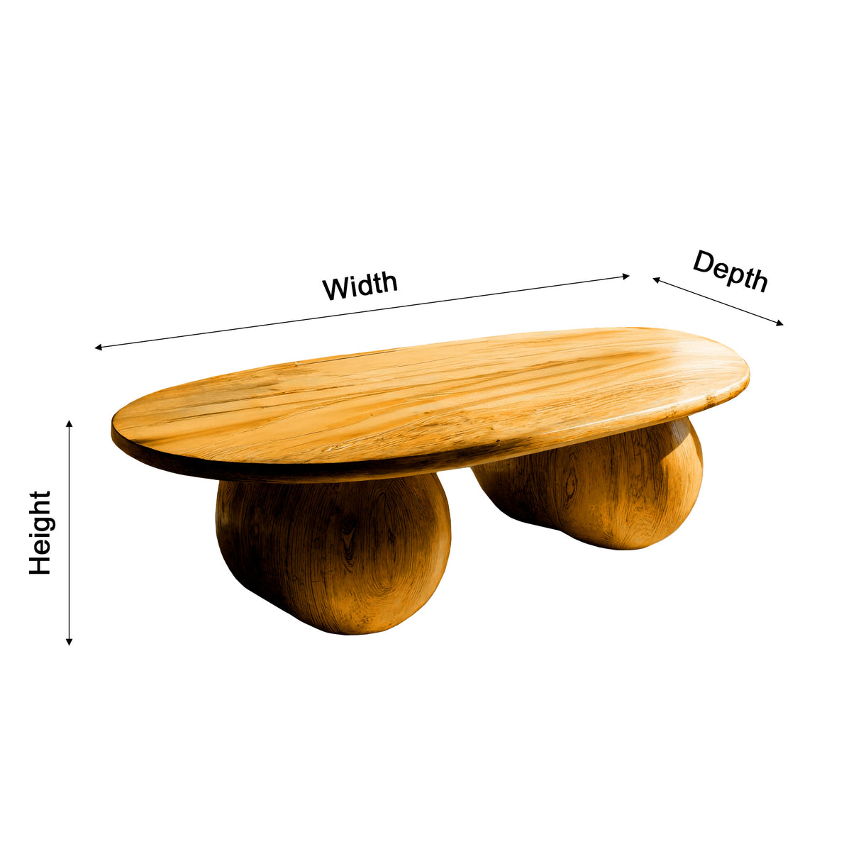 Averon Round Solid Wood Coffee Table - Timberustic Coffee Table