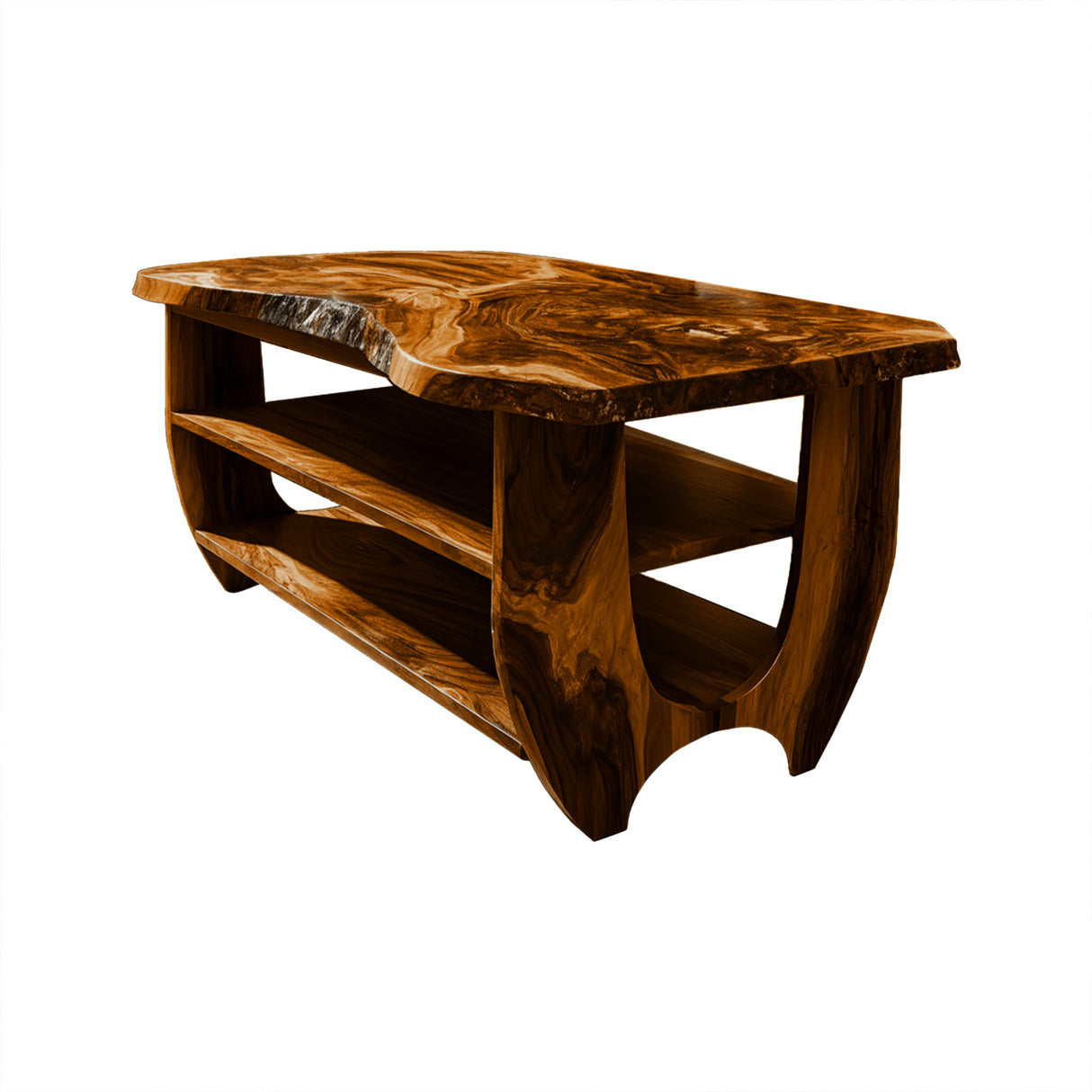 Belorin Edge Solid Wood Kitchen Island