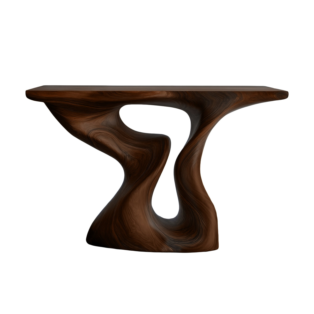 Brackenvale Handcrafted Solid Wood Console Table Dark Walnut - Timberustic Console Table