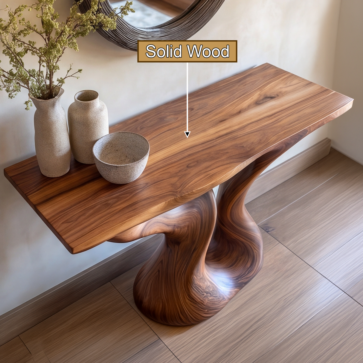 Brackenvale Handcrafted Solid Wood Console Table - Timberustic Console Table