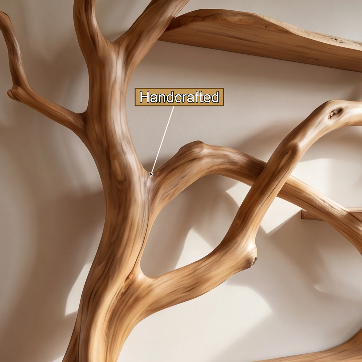 Branchmere Handcrafted Solid Wood Tree Bookshelf