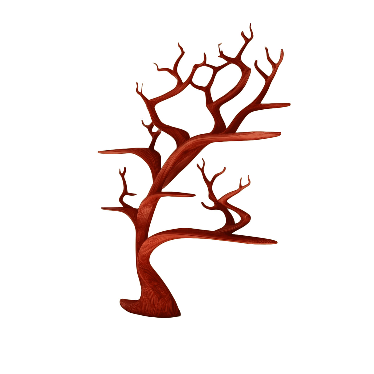 Branthollow Handcrafted Solid Wood Tree Bookshelf
