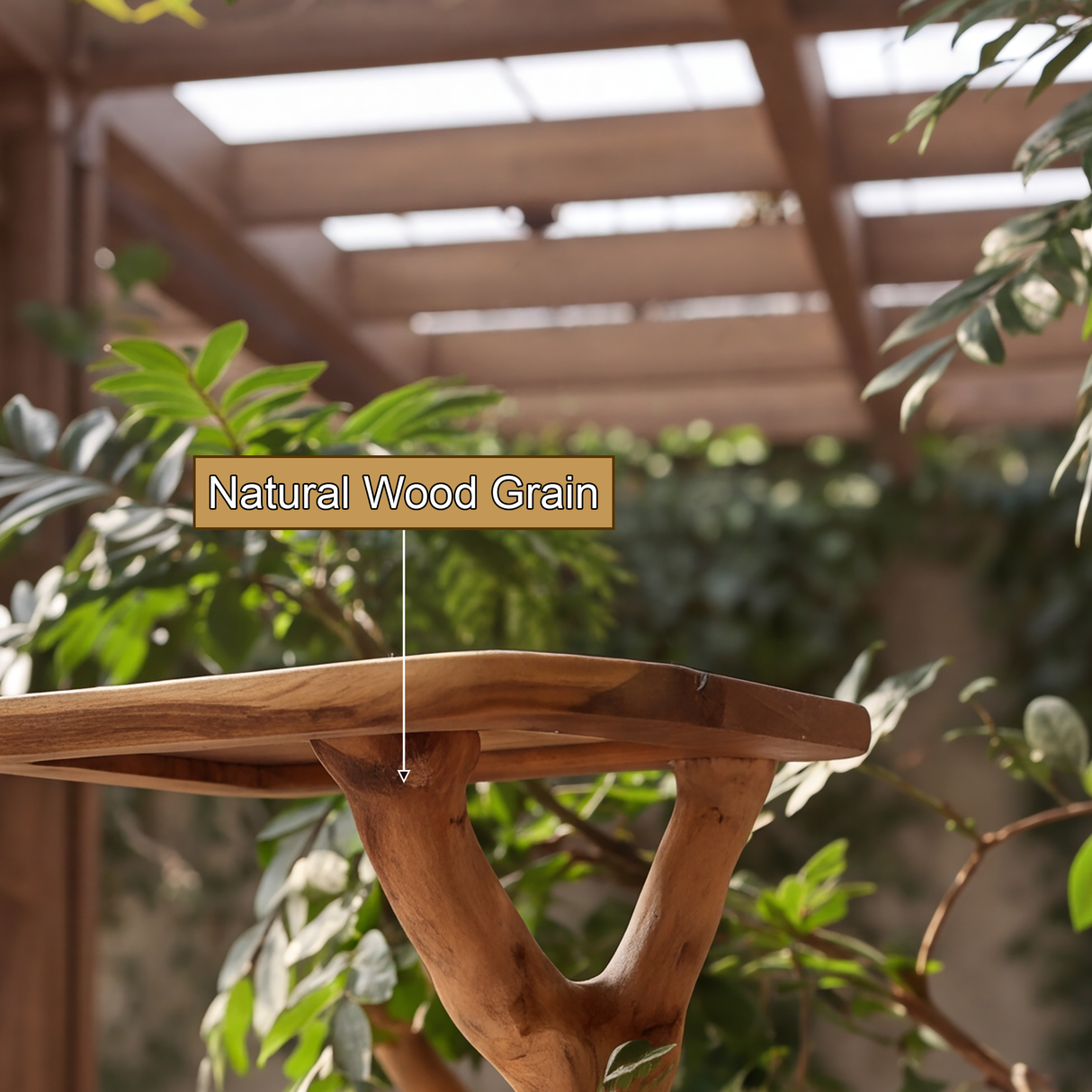 Briarhaven Handcrafted Tree Branch Parrot Stand SPA321502 - Timberustic Tree Branch Parrot Stand