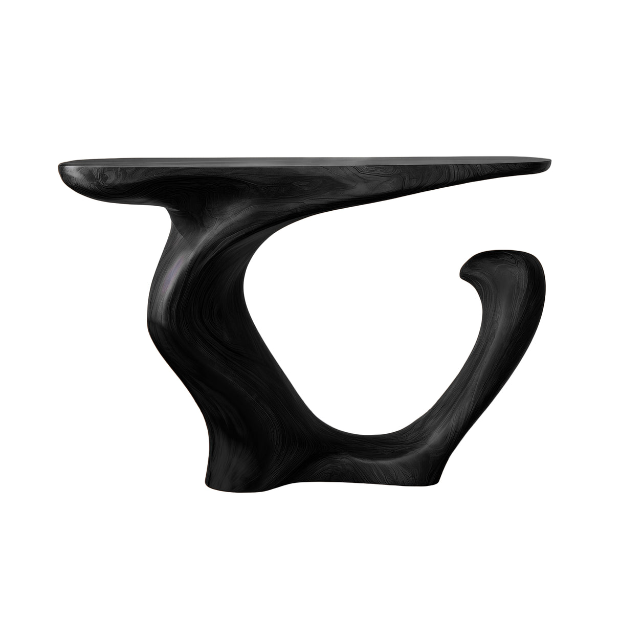 Caelwyn Artisan Solid Wood Console Table Black - Timberustic Console Table