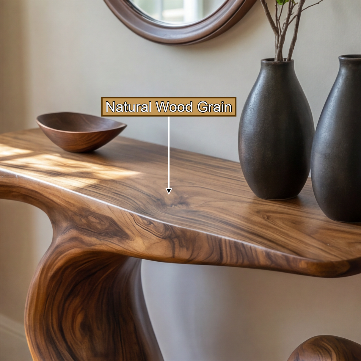 Caelwyn Artisan Solid Wood Console Table - Timberustic Console Table