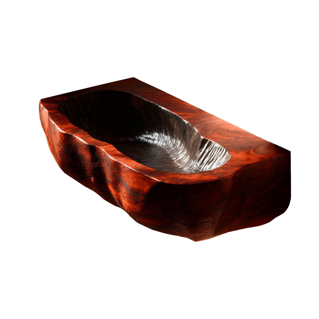Cliffwave Carved Solid Wood Vessel Sink