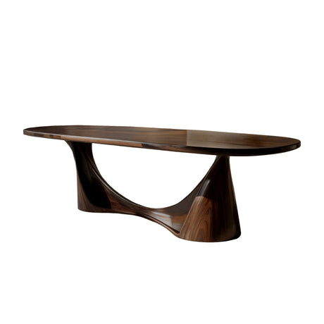 Contemporary Organic Solid Wood Dining Table