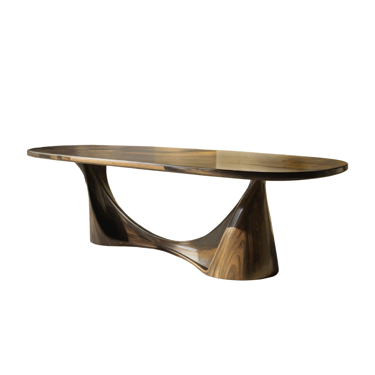 Contemporary Organic Solid Wood Dining Table Natural Oak - Timberustic Dining Table