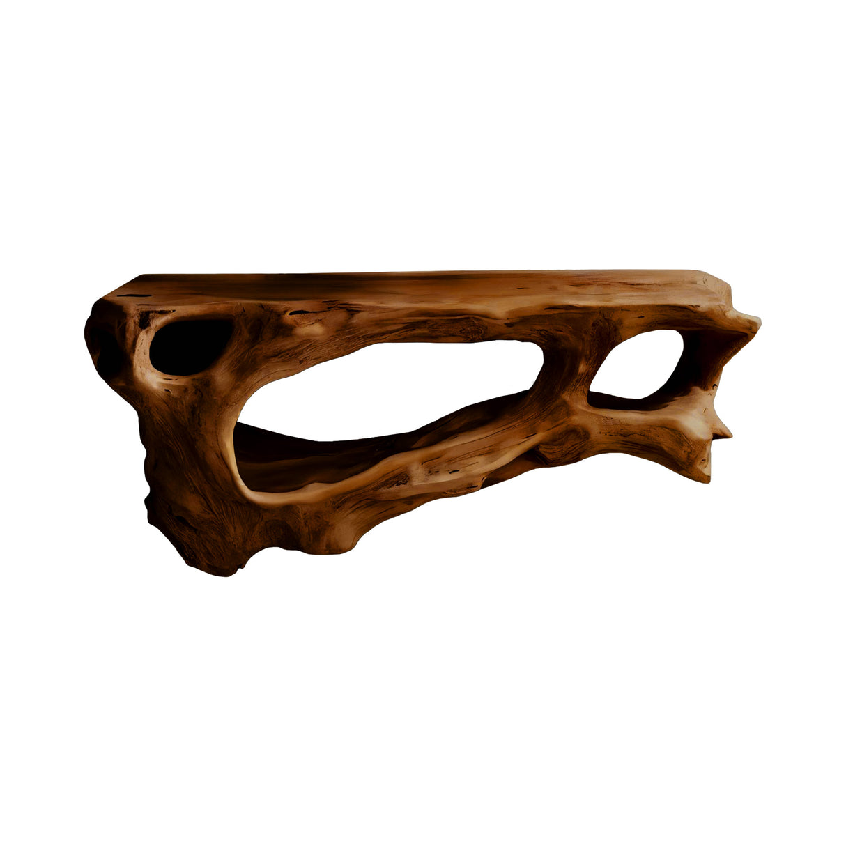 Coralform Natural Wood Floating Bathroom Vanity