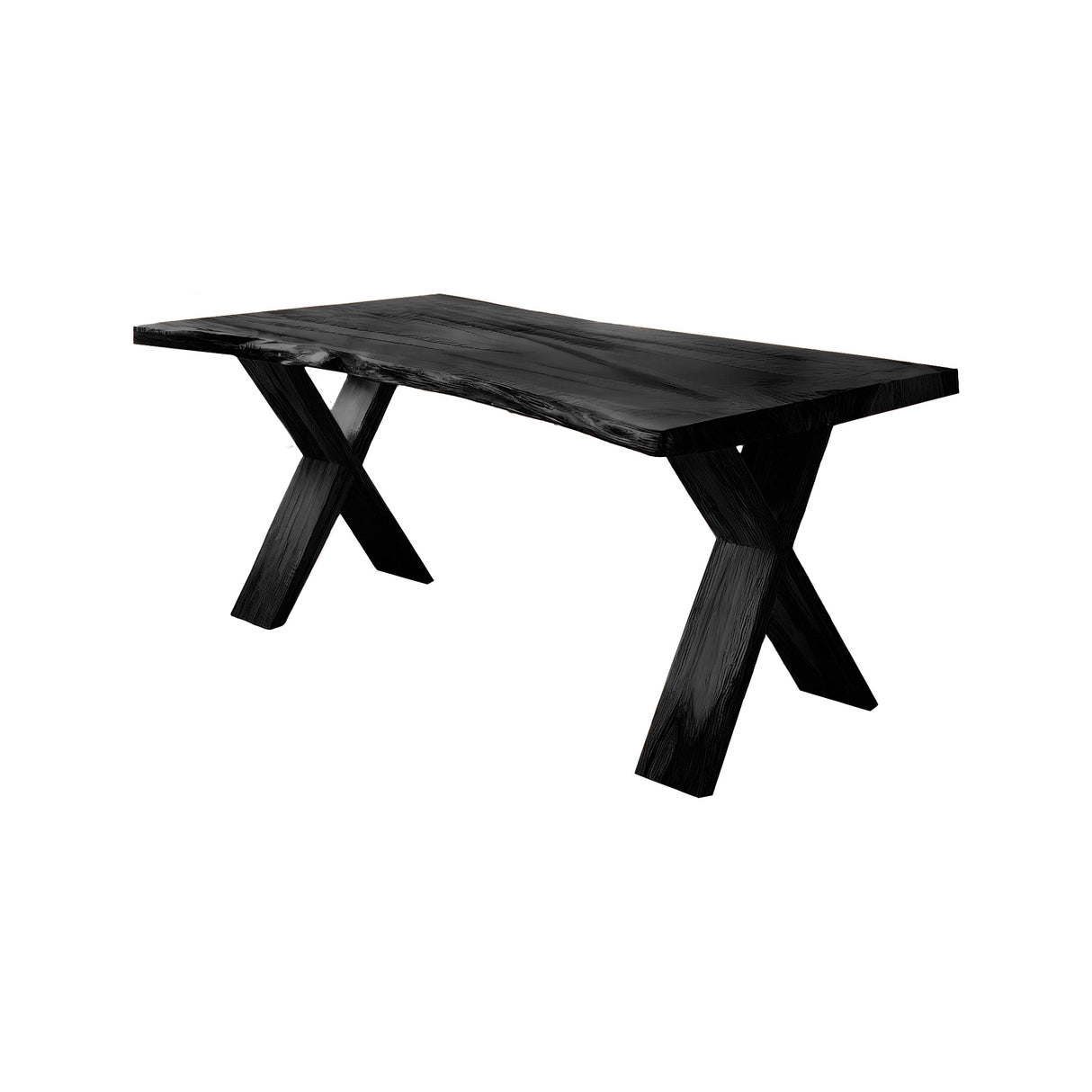 Crosscrest Live Edge Solid Wood Desk