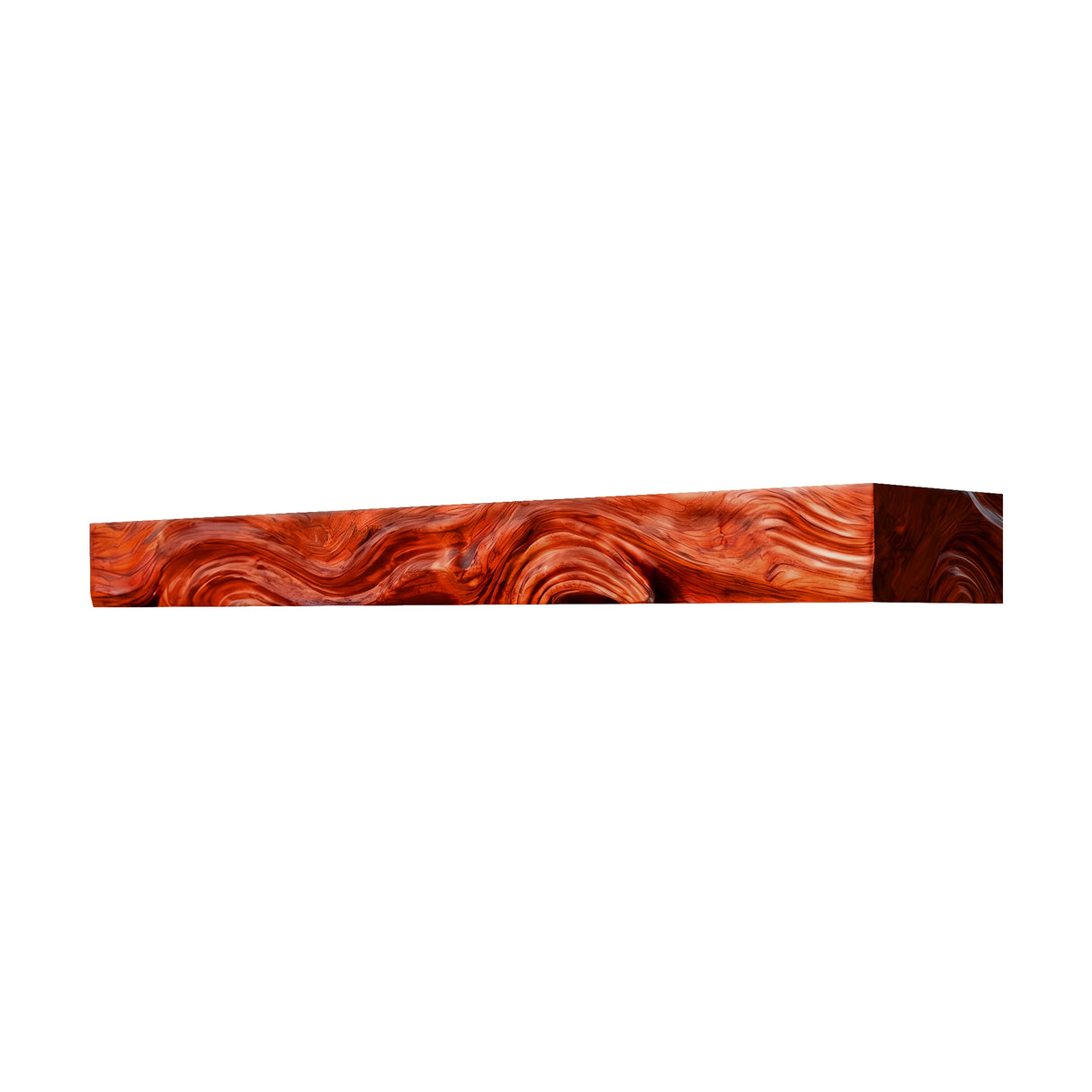 Dravaryn Handcrafted Solid Wood Fireplace Mantel Shelf Mahogany - Timberustic Fireplace Mantel Shelf